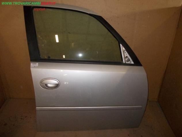 PORTA ANT.D. ARGENTO C/ALZAV. C/SERR OPEL MERIVA (X03) 1.6 / 1.8 / 1.7 CDTI  Carrozzeria  Lamierati esterni  Porte  Porta ant. dx. OPEL - MERIVA A - 0