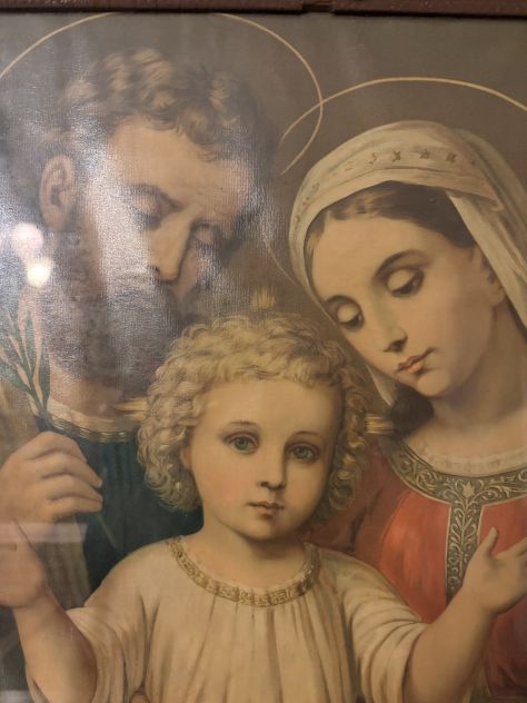 Stampa antica raffigurazione sacra
