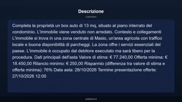 Immobile in asta di 76 m², box auto in vendita a Masio - Foto 18