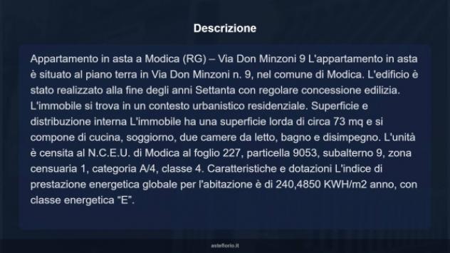 Immobile in asta di 73 m² in vendita a Modica - Foto 9