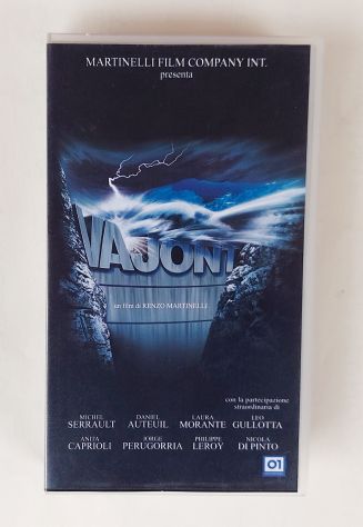 VIDEOCASSETTA VHS VAJONT REGIA DI RENZO MARTINELLI DISTRIBUZIONE DNC01/15464
