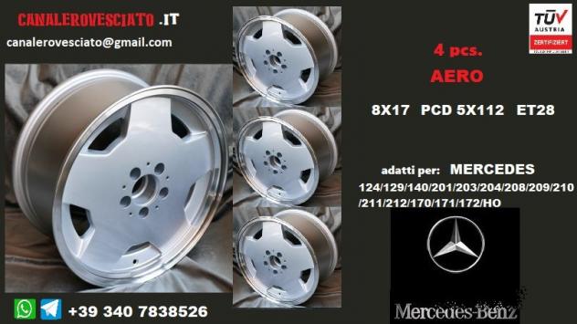 Cerchi aero AMG 8x 17 5x112 et28 mercedes
