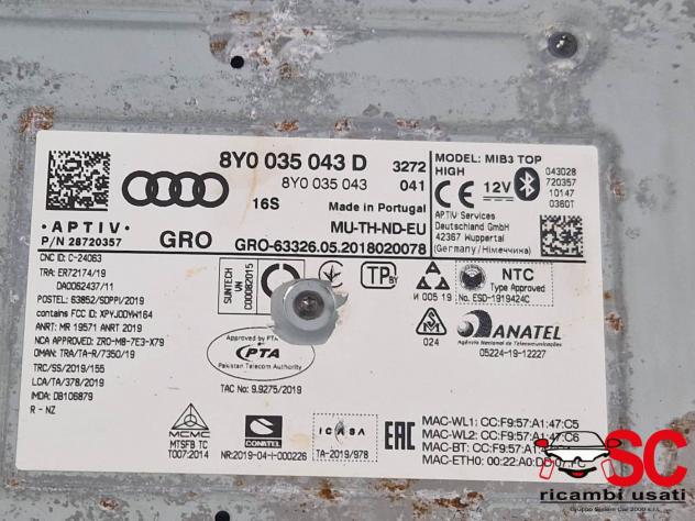 AUTORADIO AUDI A3 Sportback (8YA) 8Y0035043D (19) - Foto 3