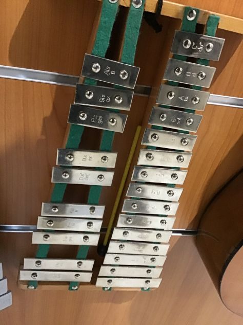 METALLOFONO piastre   struttura in legno ,piastre in metallo NUOVO - Foto 2