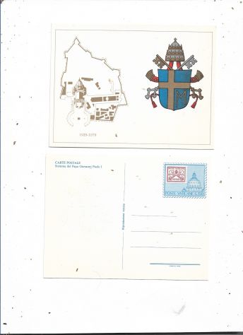 1975/1979 VATICANO N 6 C. P. STEMMI DI PAPI -1 CART. ANN. SPECIALE - Foto 2