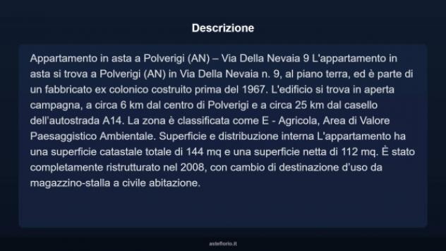 Immobile in asta di 144 m² con più di 5 locali in vendita a Polverigi - Foto 4