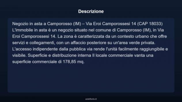 Immobile in asta di 178 m² in vendita a Camporosso - Foto 4