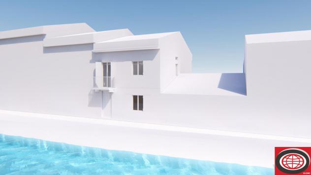 CESENATICO: casa abbinata ai lati DA RISTRUTTURARE con GIARDINO PRIVATO e POSTI AUTO - vista portocanale - Foto 6