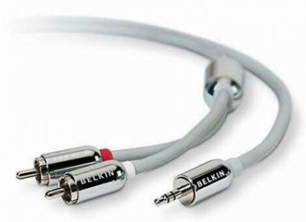 Belkin Cavo Stereo per iPod/iPhone con spinotto da 3.5mm.RCA e cavo da 2.1metri - Foto 2
