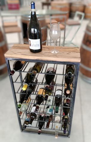 Cantinetta Industriale Artigianale in Ferro e Legno di Botte - 42 Posti - Pezzo - Foto 4