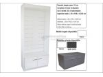 MOBILE DOGATO AUTOPORTANTE CON ILLUMINAZIONE A LED CON MOBILE CON ANTE KIT 5
