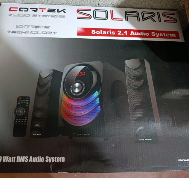 Impianto audio Cortek Solaris 2.1 da 80W RMS