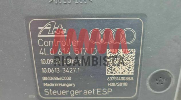 4L0614517D Audi Q7 3.0 TDI centralina ABS gruppo pompa ATE - Foto 2