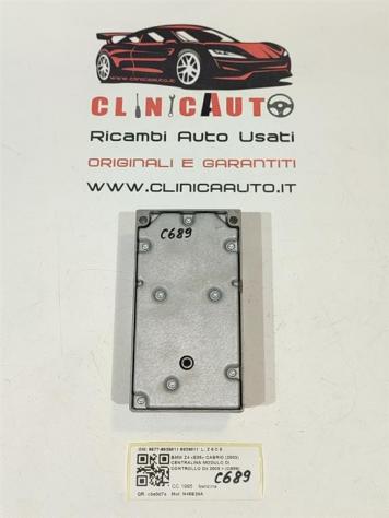 CENTRALINA MODULO DI CONTROLLO BMW Z4 E85/E86 6577-6939811 6939811 N46B20A benzina 1995 (0209) - Foto 4
