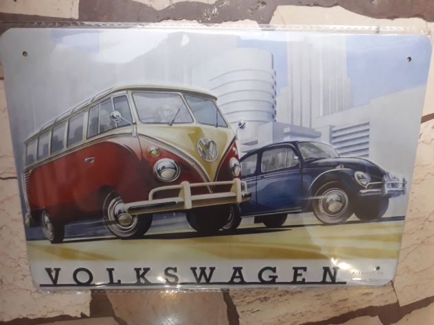 COLLEZIONE TARGHE METALLO VOLKSWAGEN - Foto 3
