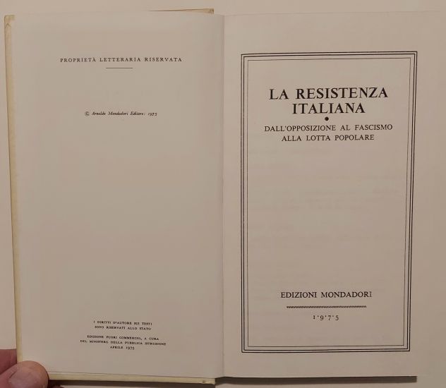 La residenza Italiana.Dall'opposizione al fascismo Ed.Arnoldo Mondadori, 1975 - Foto 3