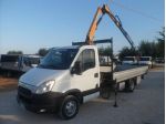 Iveco Daily 35c13 cassone fisso con gru
