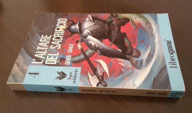 librogame 4 lupo solitario, L'ALTARE DEL SACRIFICIO, DEVER-CHALK, 1989. - Foto 4