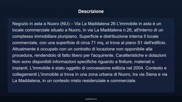 Immobile in asta di 71 m² in vendita a Nuoro - Foto 7