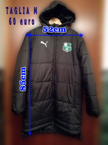 Giaccone nero lungo Sassuolo calcio Puma - Foto 3