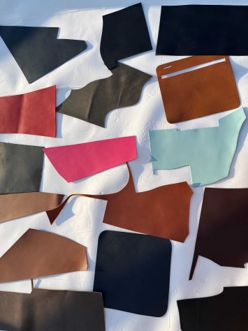 R56 Minimal box ritagli pelle a vegetale colori vari – KG. 4,0 - Foto 2