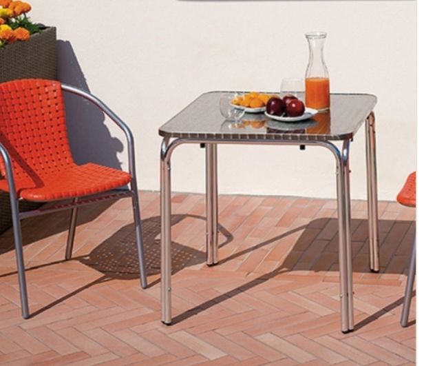 Arredi pub, bar, bistrot prezzo di fabbrica 70x70 alluminio esterno