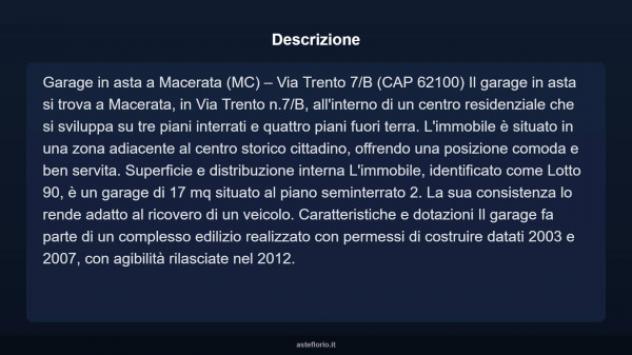 Immobile in asta di 17 m² in vendita a Macerata - Foto 9