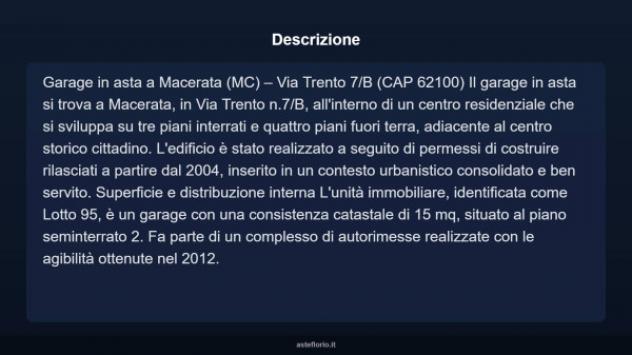 Immobile in asta di 15 m² in vendita a Macerata - Foto 4