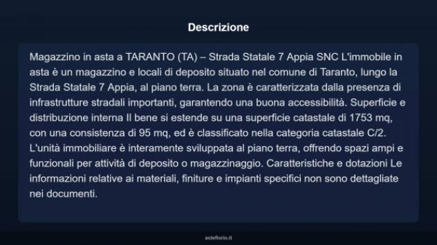 Immobile in asta di 1753 m² in vendita a Taranto - Foto 3