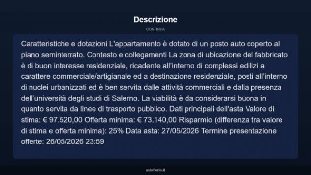 Immobile in asta di 96 m² in vendita a Baronissi - Foto 9