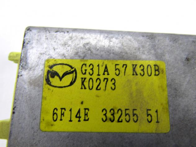 G31A57K30B KIT AIRBAG MAZDA 6 SW 2.0 D 105KW 6M 5P (2007) RICAMBIO USATO CON PRETENSIONATORI CINTURE DI SICUREZZA, CENTRALINA AIRBAG, AIRBAG VOLANTE, - Foto 3