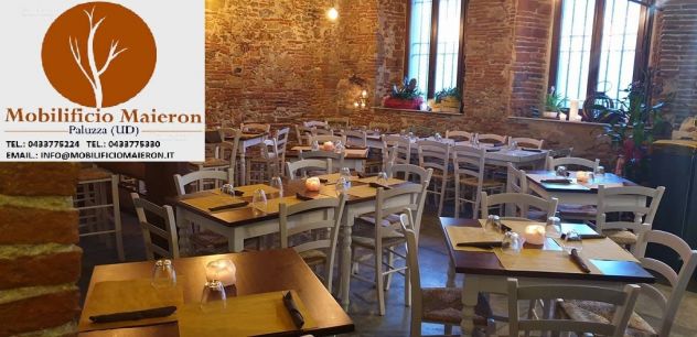 Tavoli Reggio Emilia Per Arredamento Bar Ristorante Pizzeria Stile Shabby Chic - Foto 8