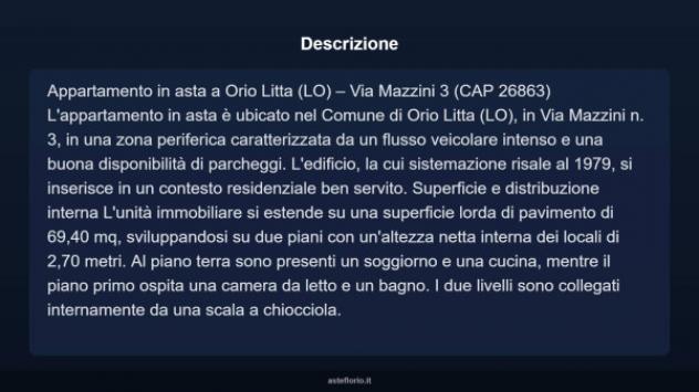 Immobile in asta di 69 m² in vendita a Orio Litta - Foto 14