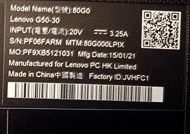Notebook Lenovo G50-30 - 15,6" Windows 10 Pro - Foto 5