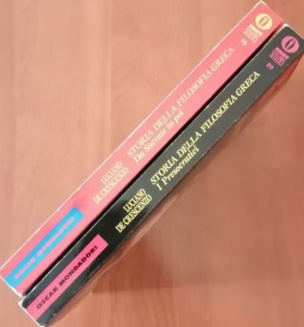 Luciano De Crescenzo - Storia della Filosofia Greca 2 vol. - Oscar Mondadori - Foto 3
