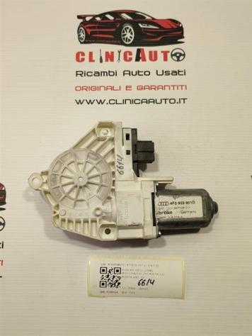 MOTORINO ALZAVETRO ANTERIORE SINISTRO AUDI A6 Berlina Serie C6 (4F2) 4F0959801D 977273-101 (0412)