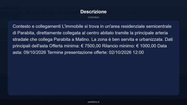 Immobile in asta di 37 m² in vendita a Parabita - Foto 6