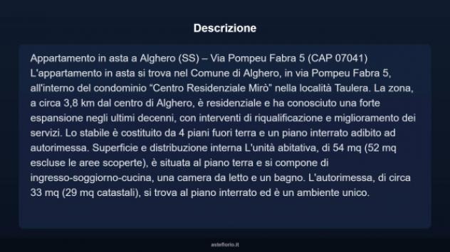 Immobile in asta di 87 m², box auto in vendita a Alghero - Foto 3