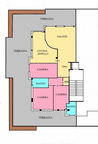 Attico in vendita a Marina di Carrara - Carrara 125 mq Rif: 1421473