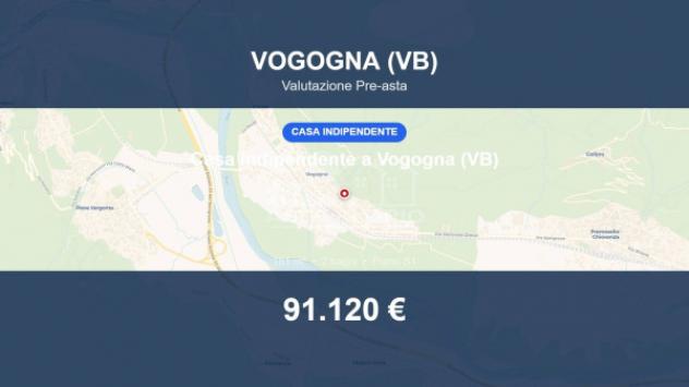 Immobile in asta di 181 m² in vendita a Vogogna