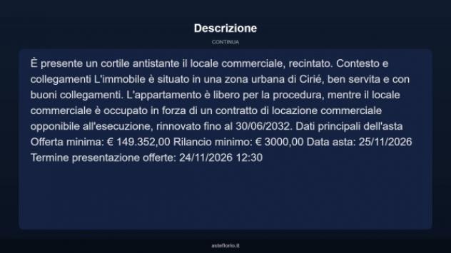 Immobile in asta di 368 m² in vendita a Ciriè - Foto 10