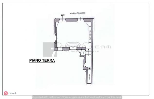Negozio di 65mq in Via Borgospesso a Milano - Foto 5