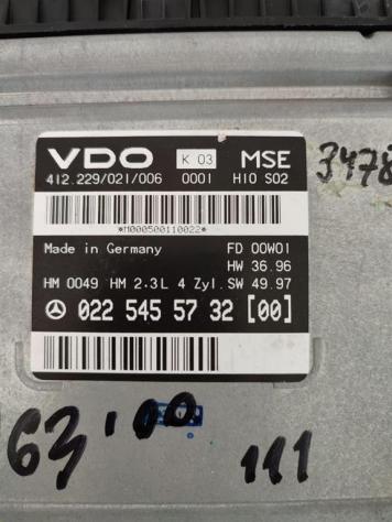 CENTRALINA MOTORE MERCEDES ML W163 2° Serie 0225455732 612963 diesel 2685 (0205) - Foto 2