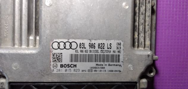 ECU CENTRALINA AUDI A3 2.0 0281015823 03L906022LS EDC17CP14 - Foto 3