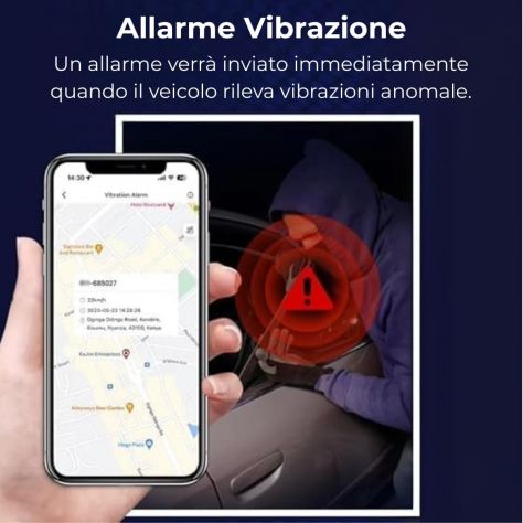Localizzatore GPS auto moto- Sim Anonima Attiva per 1 anno, antifurto W15 - Foto 3
