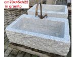 Lavello lavandino in pietra granito 70 cm