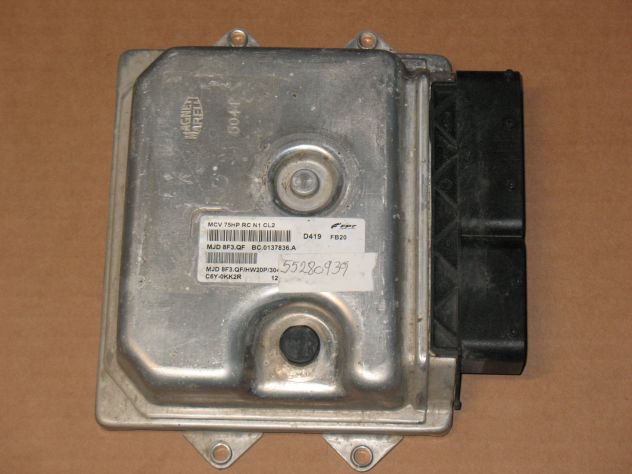 55280939 ECU CENTRALINA FIAT FIORINO MCV 75HP 55280939 MJD 8F3.QF HW20P