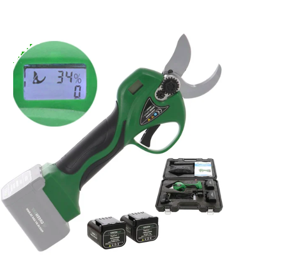 Forbice a batteria Greenbay 32 con valigetta e 2 batterie 16.8V 2Ah
