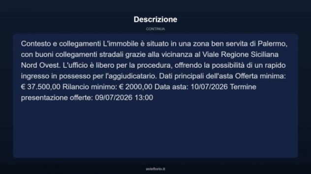 Immobile in asta di 52 m² in vendita a Palermo - Foto 4