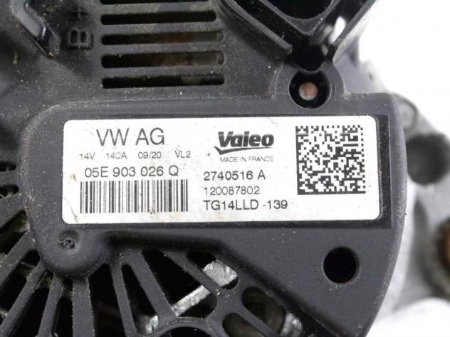 05E903026Q ALTERNATORE VOLKSWAGEN T-ROC 1.5 B 110KW AUT 5P (2020) RICAMBIO USATO - Foto 5